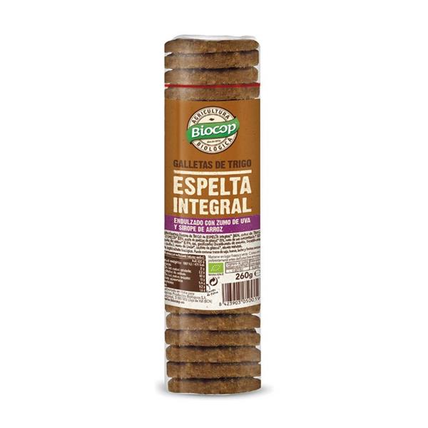 Galletas Espelta Integral Con Zumo Uva Biocop 250g